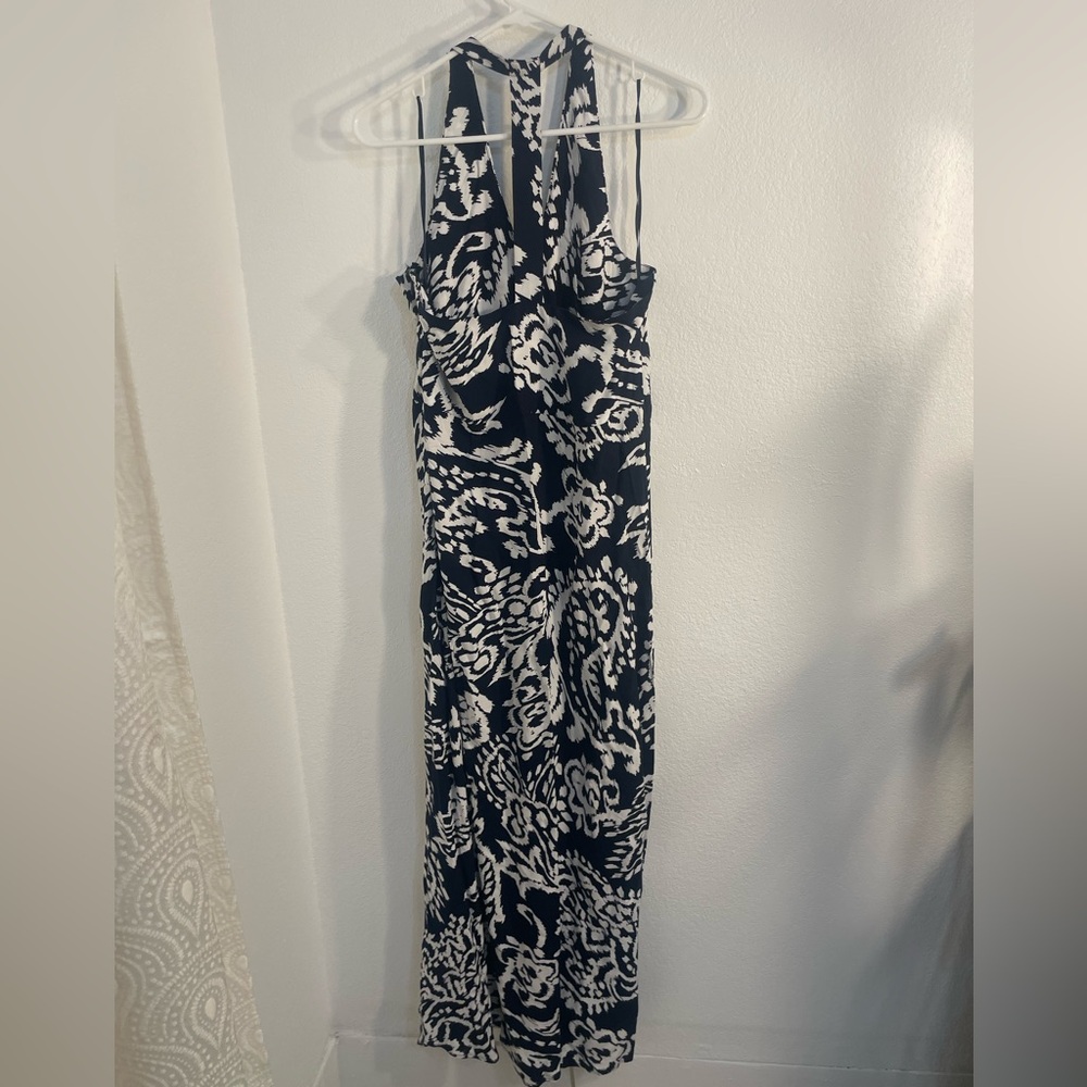 Vince Camuto Black and White Maxi Dress, M